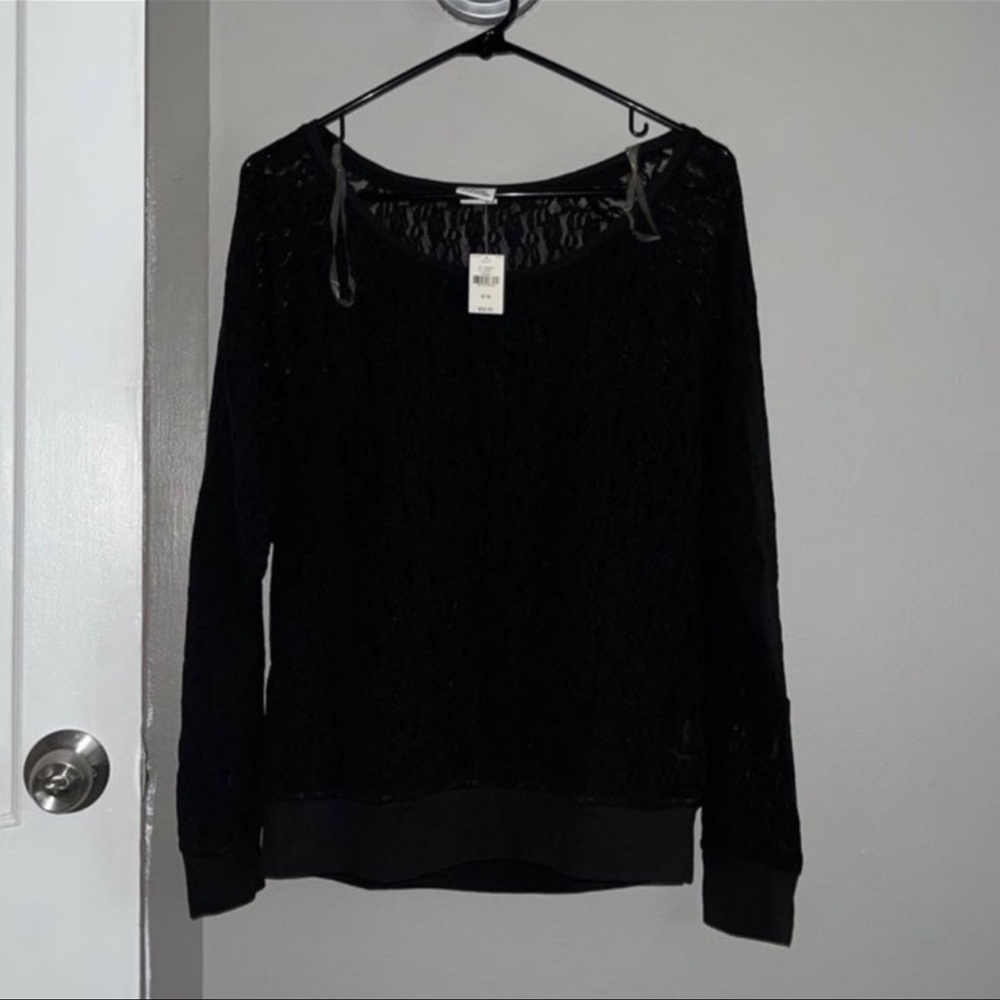 PINK VS LACE LONG SLEEVE